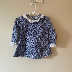 Little Louanne 24 months dark navy floral dress